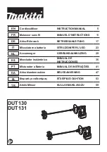 Preview for 1 page of Makita 0088381876247 Instruction Manual