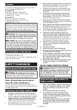 Preview for 6 page of Makita 0088381876247 Instruction Manual