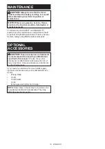 Preview for 10 page of Makita 0088381876247 Instruction Manual