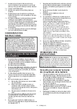 Preview for 13 page of Makita 0088381876247 Instruction Manual