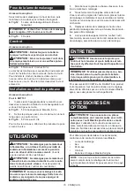 Preview for 16 page of Makita 0088381876247 Instruction Manual