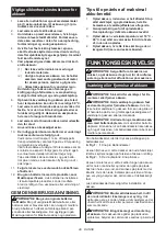 Предварительный просмотр 49 страницы Makita 0088381876247 Instruction Manual