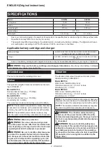 Preview for 4 page of Makita 0088381876377 Instruction Manual