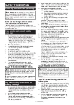 Предварительный просмотр 5 страницы Makita 0088381881838 Instruction Manual