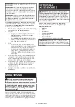 Preview for 32 page of Makita 0088381881838 Instruction Manual