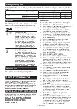 Preview for 6 page of Makita 0088381883894 Instruction Manual