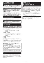 Preview for 10 page of Makita 0088381883894 Instruction Manual