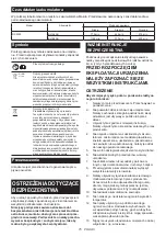 Preview for 75 page of Makita 0088381883894 Instruction Manual