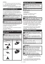 Предварительный просмотр 62 страницы Makita 0088381889902 Instruction Manual