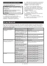 Preview for 42 page of Makita 0088381896252 Instruction Manual