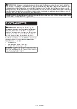 Preview for 107 page of Makita 0088381896252 Instruction Manual