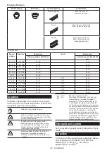 Preview for 110 page of Makita 0088381896252 Instruction Manual