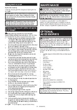 Preview for 16 page of Makita 0088381896764 Instruction Manual