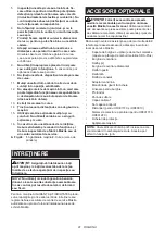 Preview for 81 page of Makita 0088381896764 Instruction Manual