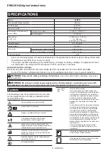 Preview for 8 page of Makita 0088381897068 Instruction Manual