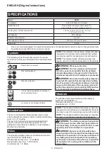 Preview for 6 page of Makita 0088381897525 Instruction Manual