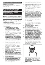 Предварительный просмотр 31 страницы Makita 0088381897525 Instruction Manual