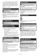 Preview for 36 page of Makita 0088381897525 Instruction Manual