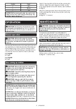 Preview for 11 page of Makita 0088381897877 Instruction Manual