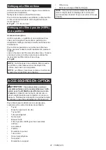 Preview for 22 page of Makita 0088381898805 Instruction Manual