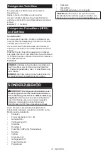 Preview for 31 page of Makita 0088381898805 Instruction Manual