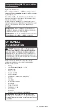 Preview for 49 page of Makita 0088381898805 Instruction Manual