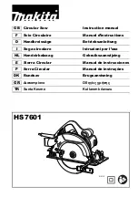 Preview for 1 page of Makita 015318 Instruction Manual