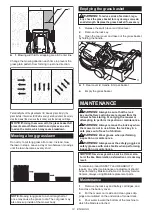 Предварительный просмотр 14 страницы Makita 088381-725736 Instruction Manual