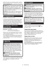 Preview for 42 page of Makita 088381801331 Instruction Manual