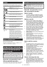 Предварительный просмотр 28 страницы Makita 10181717 Instruction Manual