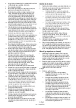 Предварительный просмотр 114 страницы Makita 10181717 Instruction Manual