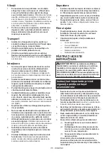 Предварительный просмотр 115 страницы Makita 10181717 Instruction Manual