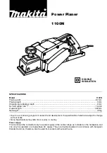 Makita 1100N Manual предпросмотр