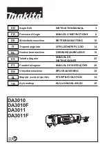 Makita 113011 Instruction Manual preview