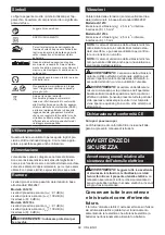 Предварительный просмотр 69 страницы Makita 122088 Instruction Manual