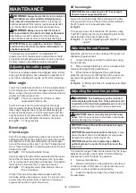 Preview for 38 page of Makita 129555 Instruction Manual