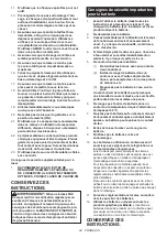 Предварительный просмотр 44 страницы Makita 129555 Instruction Manual