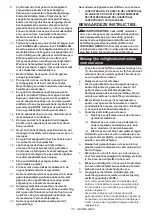 Предварительный просмотр 118 страницы Makita 129555 Instruction Manual