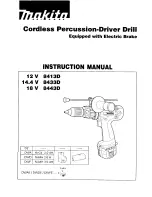 Makita 12V 8413D Instruction Manual preview