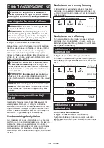 Preview for 109 page of Makita 130883 Instruction Manual