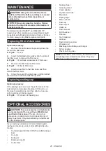 Preview for 25 page of Makita 131301 Instruction Manual