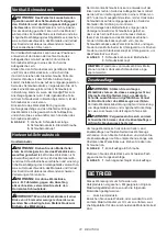 Предварительный просмотр 72 страницы Makita 132873 Instruction Manual