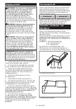 Предварительный просмотр 74 страницы Makita 132873 Instruction Manual