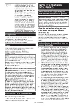 Preview for 131 page of Makita 132873 Instruction Manual