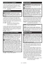 Preview for 142 page of Makita 132873 Instruction Manual