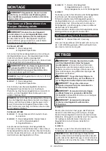 Preview for 18 page of Makita 1838206 Instruction Manual