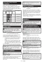 Preview for 56 page of Makita 1838206 Instruction Manual