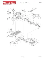 Preview for 1 page of Makita 190 Parts Breakdown