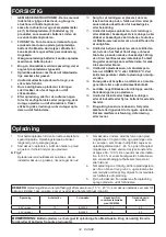 Предварительный просмотр 34 страницы Makita 191E07-8 Instruction Manual