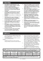 Preview for 58 page of Makita 191E07-8 Instruction Manual